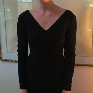Black Satinesque Armani Evening Dress